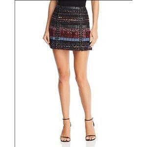 Ramy Brook Multicolor Tweed Mini Skirt